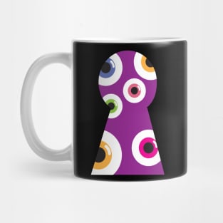 Keyhole with Eyes Mug